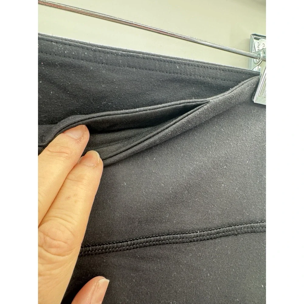 Lululemon Wunder Under Midrise Leggings 6 Black Active Athleisure Lougewear